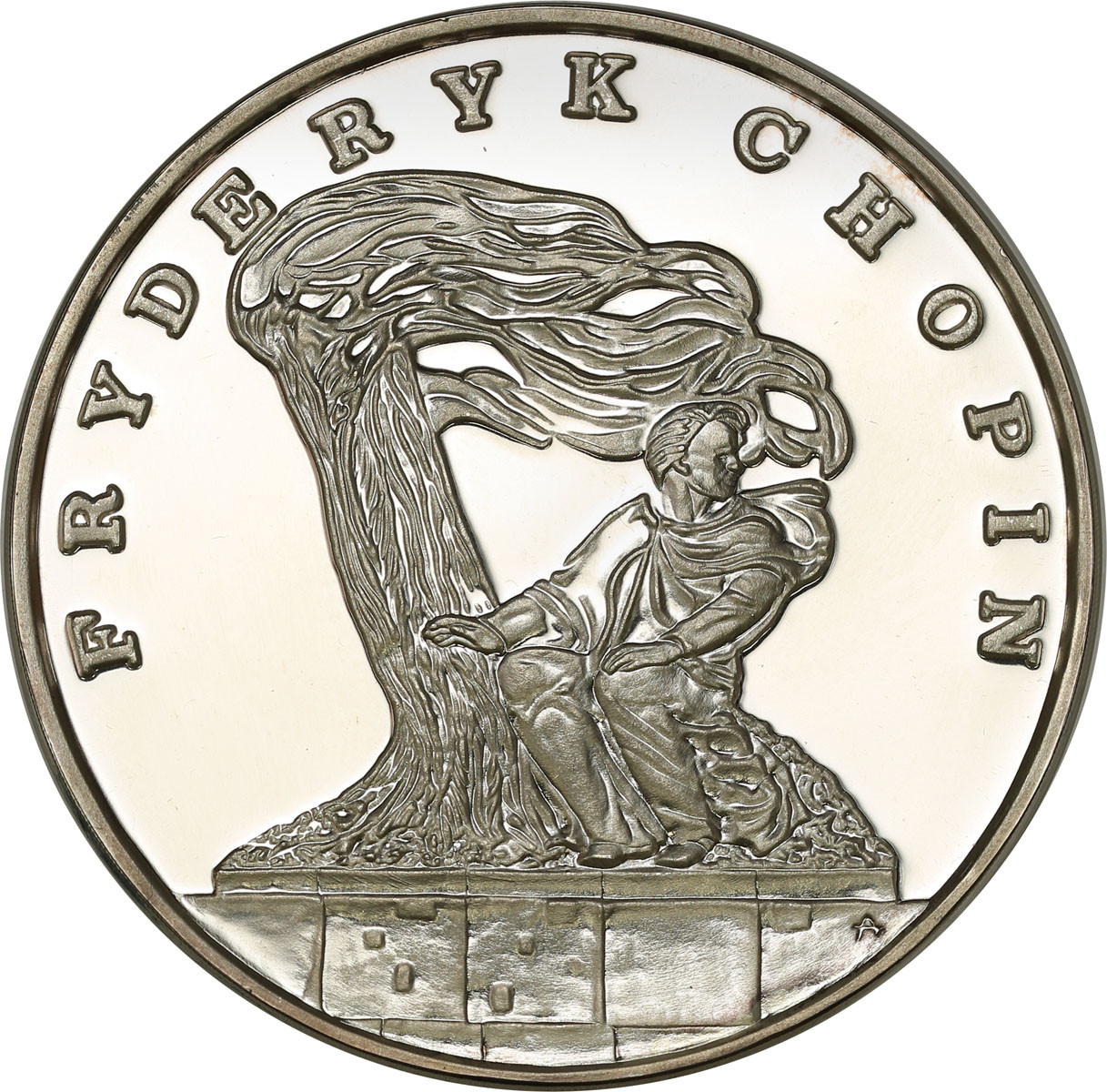 III RP. 200.000 złotych 1990 Fryderyk Chopin Duży Tryptyk